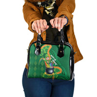 St Patrick's Day Hawaii Shoulder Handbag Hauoli Maoli Funny Shaka Leprechaun