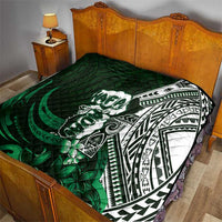 Hafa Adai Guam Discovery Day Quilt Chamorro Latte Stone Hand Green Version