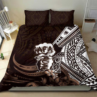 Hafa Adai Guam Discovery Day Bedding Set Chamorro Latte Stone Hand Brown Version