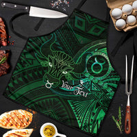 Personalised Polynesia Zodiac Taurus Apron Galaxy Polynesian Pattern Chest Tattoo Style