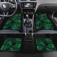 Personalised Polynesia Zodiac Taurus Car Mats Galaxy Polynesian Pattern Chest Tattoo Style