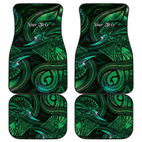 Personalised Polynesia Zodiac Taurus Car Mats Galaxy Polynesian Pattern Chest Tattoo Style