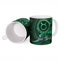 Personalised Polynesia Zodiac Taurus Ceramic Mug Galaxy Polynesian Pattern Chest Tattoo Style