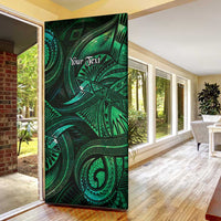 Personalised Polynesia Zodiac Taurus Door Cover Galaxy Polynesian Pattern Chest Tattoo Style