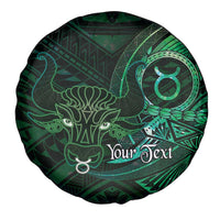 Personalised Polynesia Zodiac Taurus Spare Tire Cover Galaxy Polynesian Pattern Chest Tattoo Style