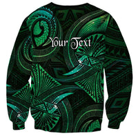 Personalised Polynesia Zodiac Taurus Sweatshirt Galaxy Polynesian Pattern Chest Tattoo Style