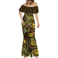 Personalised Polynesia Zodiac Gemini Mermaid Dress Galaxy Polynesian Pattern Chest Tattoo Style
