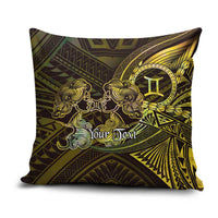 Personalised Polynesia Zodiac Gemini Pillow Cover Galaxy Polynesian Pattern Chest Tattoo Style