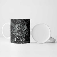Personalised Polynesia Zodiac Cancer Ceramic Mug Galaxy Polynesian Pattern Chest Tattoo Style