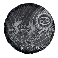 Personalised Polynesia Zodiac Cancer Spare Tire Cover Galaxy Polynesian Pattern Chest Tattoo Style