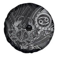 Personalised Polynesia Zodiac Cancer Spare Tire Cover Galaxy Polynesian Pattern Chest Tattoo Style