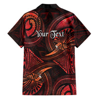 Personalised Polynesia Zodiac Scorpio Family Matching Tank Maxi Dress and Hawaiian Shirt Galaxy Polynesian Pattern Chest Tattoo Style