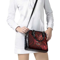 Personalised Polynesia Zodiac Scorpio Shoulder Handbag Galaxy Polynesian Pattern Chest Tattoo Style