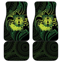 Kia Orana Kuki Airani Car Mats Cook Islands Tangaroa God Tatau Green