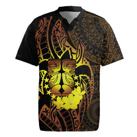 Kia Orana Kuki Airani Rugby Jersey Cook Islands Tangaroa God Tatau Gold
