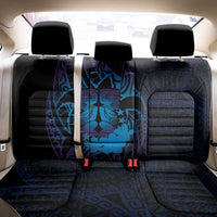 Kia Orana Kuki Airani Back Car Seat Cover Cook Islands Tangaroa God Tatau Purple