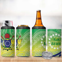 Te Maeva Nui Cook Islands 4 in 1 Can Cooler Tumbler 60th Independence Anniversary Proud