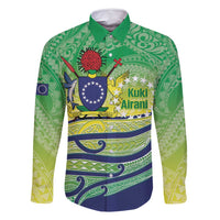 Te Maeva Nui Cook Islands Family Matching Long Sleeve Bodycon Dress and Hawaiian Shirt 60th Independence Anniversary Proud