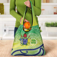 Te Maeva Nui Cook Islands Grocery Bag 60th Independence Anniversary Proud
