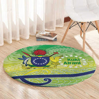 Te Maeva Nui Cook Islands Round Carpet 60th Independence Anniversary Proud