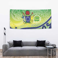 Te Maeva Nui Cook Islands Tapestry 60th Independence Anniversary Proud