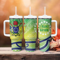 Te Maeva Nui Cook Islands Tumbler With Handle 60th Independence Anniversary Proud