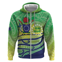 Te Maeva Nui Cook Islands Zip Hoodie 60th Independence Anniversary Proud