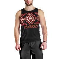 Aotearoa Atua Ruaumoko Personalised Men Tank Top Maori Powerful God Taniko Motifs LT14 - Polynesian Pride