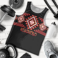 Aotearoa Atua Ruaumoko Personalised Men Tank Top Maori Powerful God Taniko Motifs LT14 - Polynesian Pride