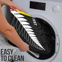 New Zealand and West Indies Cricket Custom Bathroom Set Black Cap Windies Together - Polynesian Pride