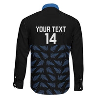 New Zealand Silver Fern Cricket Custom Family Matching Short Sleeve Bodycon Dress and Hawaiian Shirt Black Cap T20 Version LT14 - Polynesian Pride