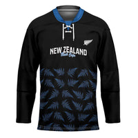 New Zealand Silver Fern Cricket Custom Hockey Jersey Black Cap T20 Version - Polynesian Pride