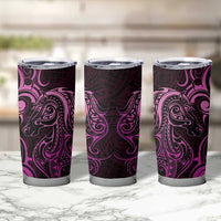 Pink Aoteara Horse Racing Tumbler Cup NZ Maori Pattern