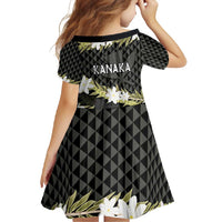 Born And Raised Aloha Hawaii Family Matching Off Shoulder Maxi Dress and Hawaiian Shirt Kanaka Kakau Hawaiian Tiare Pakalana Lei LT14 - Polynesian Pride
