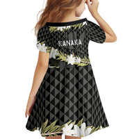 Born And Raised Aloha Hawaii Family Matching Short Sleeve Bodycon Dress and Hawaiian Shirt Kanaka Kakau Hawaiian Tiare Pakalana Lei LT14 - Polynesian Pride