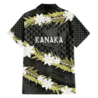 Born And Raised Aloha Hawaii Family Matching Short Sleeve Bodycon Dress and Hawaiian Shirt Kanaka Kakau Hawaiian Tiare Pakalana Lei LT14 - Polynesian Pride