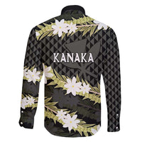 Born And Raised Aloha Hawaii Family Matching Short Sleeve Bodycon Dress and Hawaiian Shirt Kanaka Kakau Hawaiian Tiare Pakalana Lei LT14 - Polynesian Pride