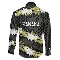 Born And Raised Aloha Hawaii Family Matching Tank Maxi Dress and Hawaiian Shirt Kanaka Kakau Hawaiian Tiare Pakalana Lei LT14 - Polynesian Pride