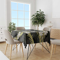 Born And Raised Aloha Hawaii Tablecloth Kanaka Kakau Hawaiian Tiare Pakalana Lei - Polynesian Pride