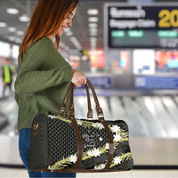 Born And Raised Aloha Hawaii Travel Bag Kanaka Kakau Hawaiian Tiare Pakalana Lei LT14 - Polynesian Pride