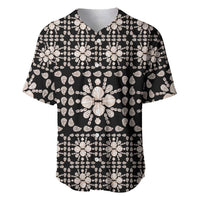 Aloha Hawaii Shell Quilt Baseball Jersey Seamless Style - Polynesian Pride