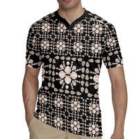 Aloha Hawaii Shell Quilt Rugby Jersey Seamless Style - Polynesian Pride