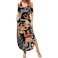 Aotearoa Kapa Haka Family Matching Summer Maxi Dress and Hawaiian Shirt 2025 Festival - Traditional Maori Dance