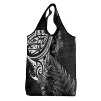 New Zealand Lizard Grocery Bag Silver Fern Aotearoa Maori