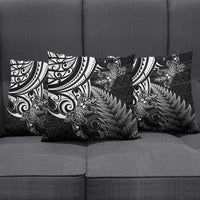 New Zealand Lizard Pillow Cover Silver Fern Aotearoa Maori - Polynesian Pride