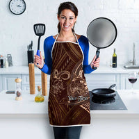 Personalised Polynesia Zodiac Capricorn Apron Galaxy Polynesian Pattern Chest Tattoo Style