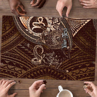 Personalised Polynesia Zodiac Capricorn Puzzle Galaxy Polynesian Pattern Chest Tattoo Style