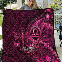 Personalised Polynesia Zodiac Libra Quilt Galaxy Polynesian Pattern Chest Tattoo Style