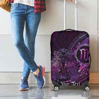 Personalised Polynesia Zodiac Virgo Luggage Cover Galaxy Polynesian Pattern Chest Tattoo Style