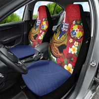Hawaii And Tonga Car Seat Cover Shark Tattoo With Tongan Coat Of Arms